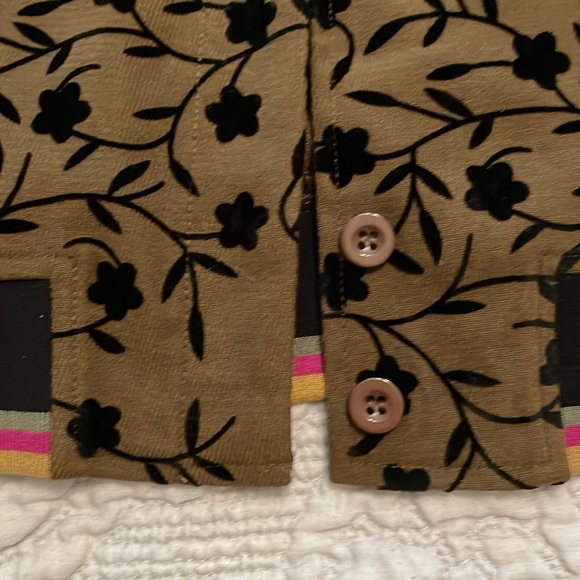 Brown and black button up jacket - Picture 5 of 6